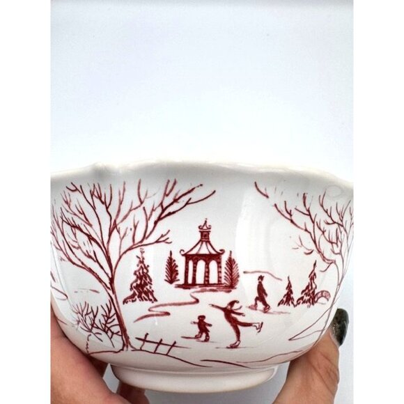 NWT Juliska Country Estate Winter Frolic 4pc Place Setting (Chip on mug!) - Picture 9 of 15